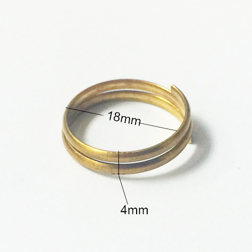 Brass finger ring setting adjustable lead safe nickel free