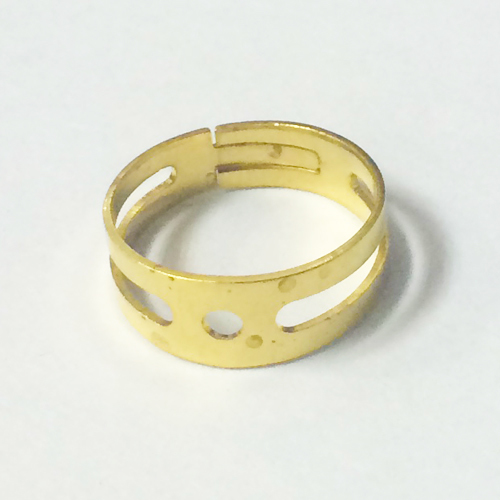 Brass simple finger ring jewelry making supplies wholesale