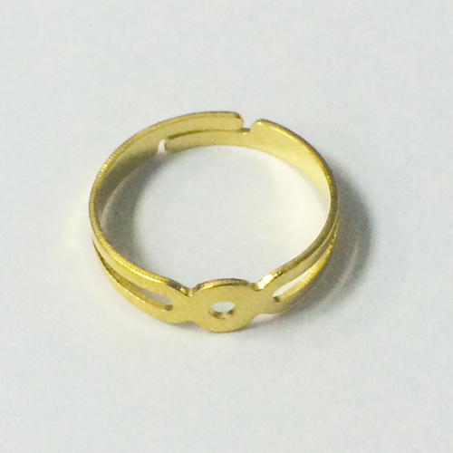 Brass ring fashion accessories jewelry making supplies wholesale
