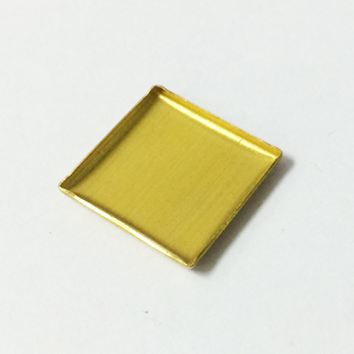 Brass bezel cup brass square rack plating lead safe nickel free