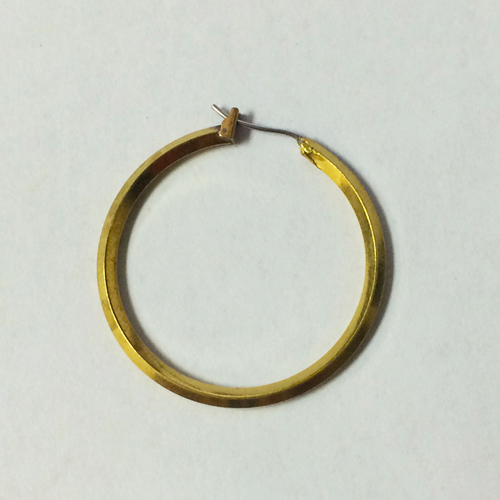 Brass earrings round hook nice for jewelry diy