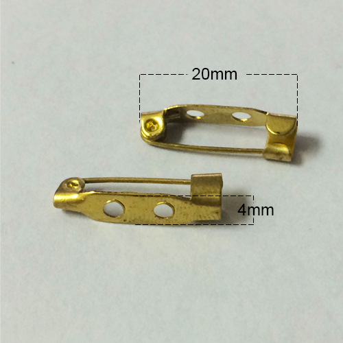 Brass brooch findings nickel free lead safe