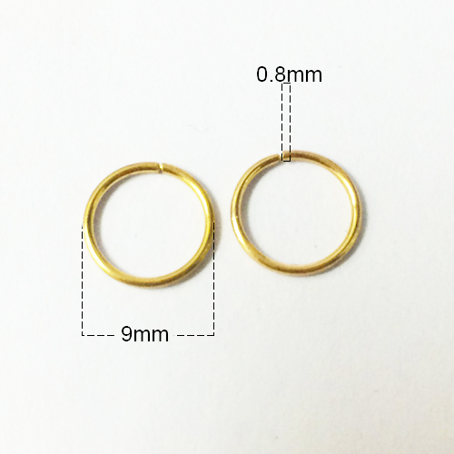 Open jump rings connectors wholesale jewelry accessories brass nickel free lead safe