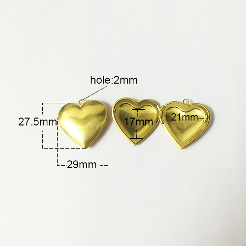 Brass Pendant, Album box,Heart,silver plated, 27.5x29mm,inside diameter 21x17mm,Nickel free, Lead Free,Hole:Approx 2MM,
