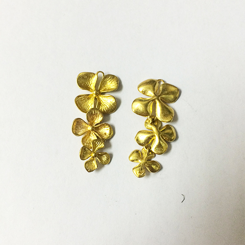Brass four-leaf clover necklace pendant bracelet connector lucky unique gifts jewelry wholesale