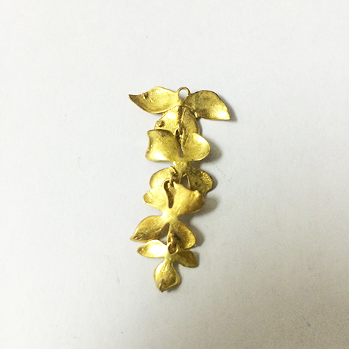 Brass four-leaf clover necklace pendant bracelet connector wholesale fashion jewelry nickel free lead safe