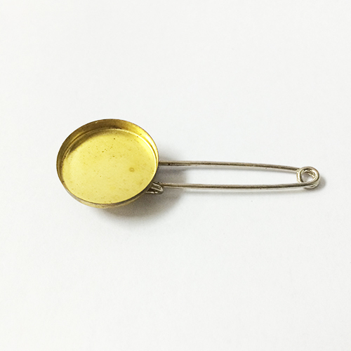 Brass brooch pin findings lead safe nickel free