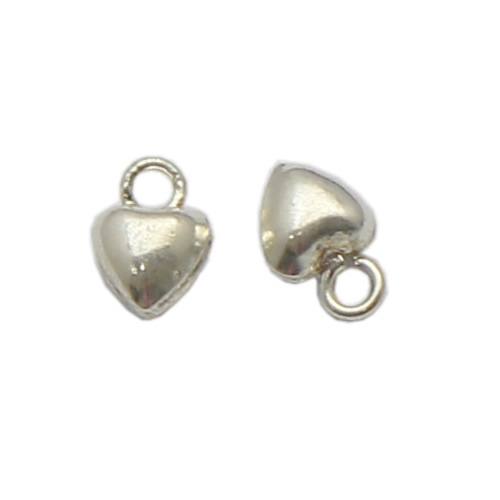 925 Sterling Sliver Heart Ball Necklace bracelet Pendant Charms