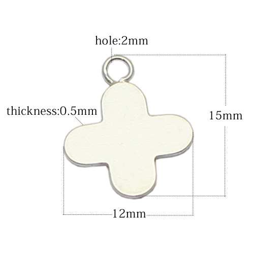 925 Sterling Sliver Simple Style Necklace Pendant Charms