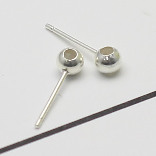 925 Sterling silver stud earring findings