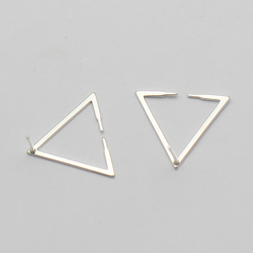 925 Sterling silver puzzle stud earrings simple minimalist earrings