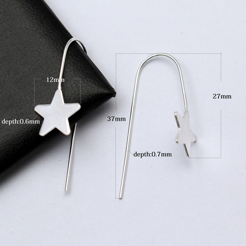 Sterling silver ear wires