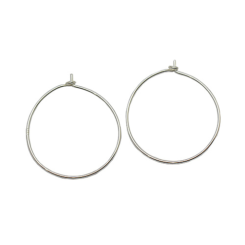 925 Sterling silver hoop earrings