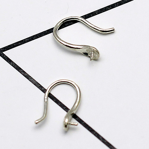 925 sterling silver pearl  ear wire mounting