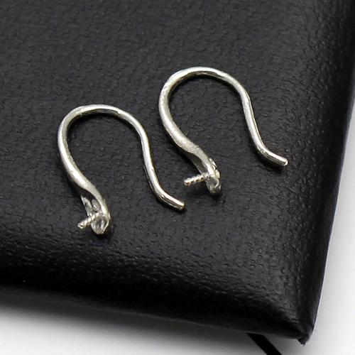 925 sterling silver pearl  ear wire mounting