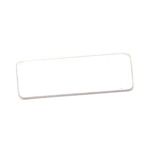 925 Sterling silver charm simple design blank square pendant for DIY necklace jewelry making