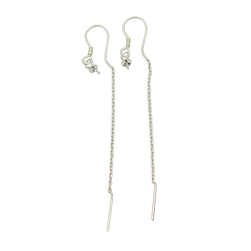 Sterling silver pierced earrings
