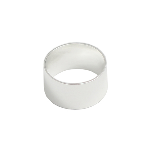 Sterling silver wide band ring settings, Customizable Your Own Logo