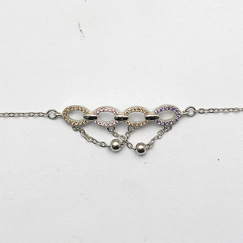 925 Sterling silver personalized pendant bracelet unique design wholesale chain jewelry findings