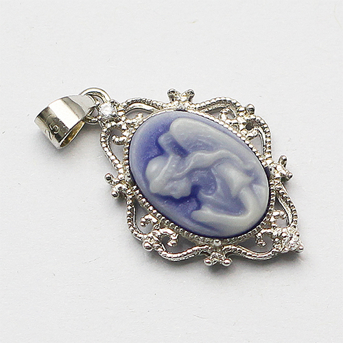925 Sterling silver greek goddess necklace pendant vintage charm jewelry wholesale nickel free