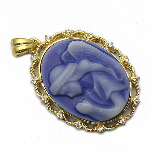 925 Sterling silver necklace pendant greek goddess charm wholesale fashion jewelry