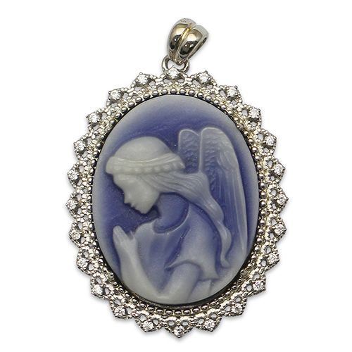 925 Sterling silver greek goddess pendant vintage charm wholesale fashion jewelry