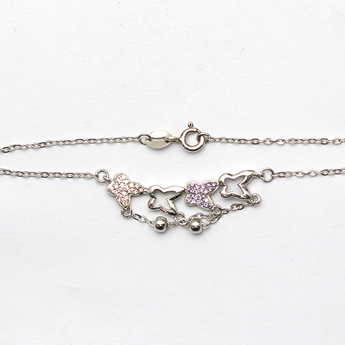 925 Sterling silver butterfly bracelet special delicate jewelry nickel free