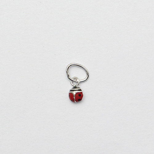 925 Sterling Silver Cute Ladybug kids' Charm Pendant Toddler Charm Gift
