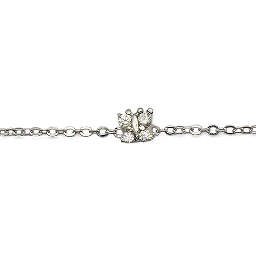 925 Sterling silver bracelet children butterfly jewelry wholesale charm little girl gifts
