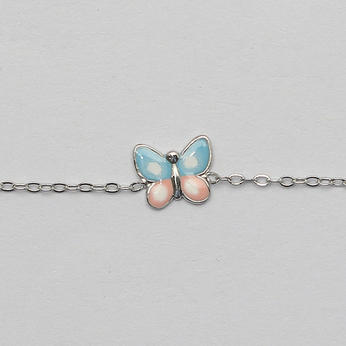 925 Sterling silver bracelet butterfly jewelry set charm personalized presents