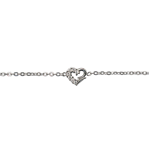 925 Sterling silver Children's Birthstone Bracelet Love Heart Gift For Children Jewelry Wholesale