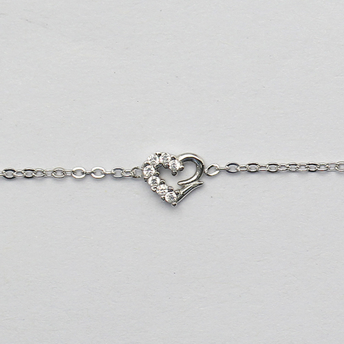 925 Sterling silver Children's Birthstone Bracelet Love Heart Gift For Children Jewelry Wholesale
