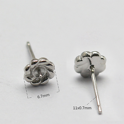 925 Sterling Silver Flower Toddler Costume Jewelry Pendant Necklace Stud Earring Bracelet & Ring Kid Birthday Gifts under 10