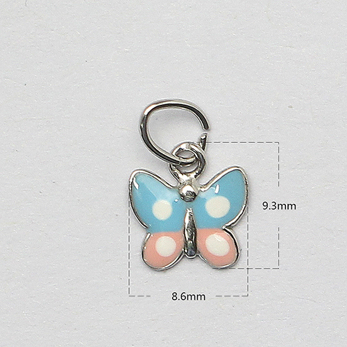 925 Sterling Silver Butterfly Jewelry Set Charm Pendant Necklace Personalized Presents