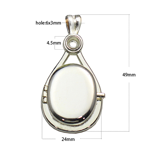 925 sterling silver Photo Frame Memory Pendant Necklaces For Women Charms Jewelry Finding