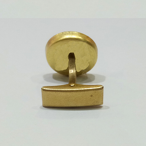Brass Cufflinks Blank Jewelry Round Bezel Setting Tray for Cabochons
