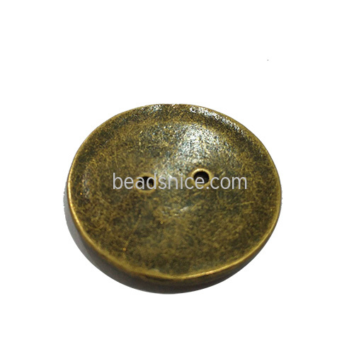 Brass blanks perfer for 25mm round stone lead-safe nickel-free
