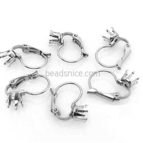 316 Stainless Steel Earring Finding,earring pendant trays，cabochons,