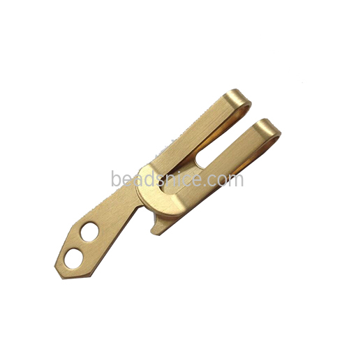 Brass metal bottle opener key chain waist clip hardware accessories