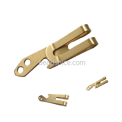 Brass metal bottle opener key chain waist clip hardware accessories