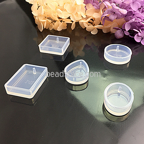 Pendant with hole mirror necklace silicone mould