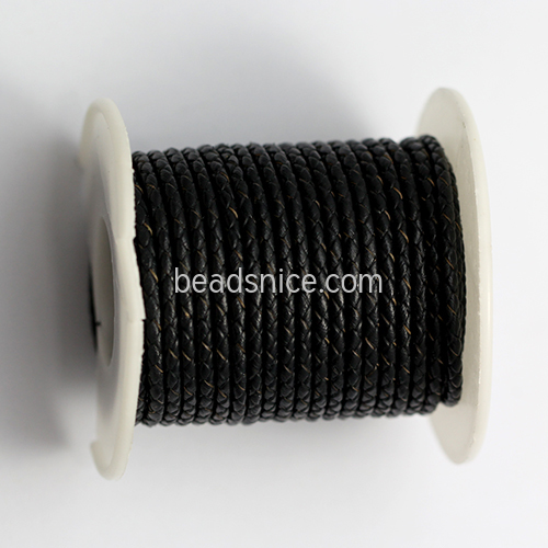 Leather rope bracelet braided leather cord jewelry accessories parts