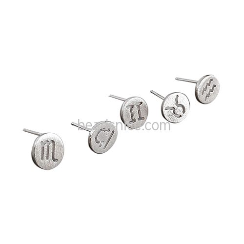 925 Sterling silver earring stud delicate jewelry accessories nickel free