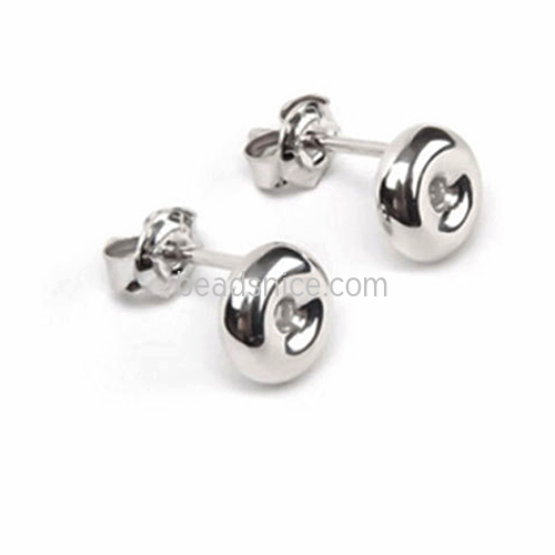 925 Sterling silver earring stud delicate fashionable jewelry accessories nickel free
