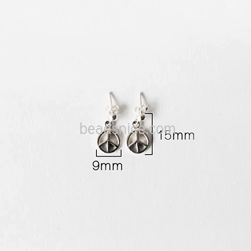 925 Sterling silver earring stud delicate jewelry accessories nickel free
