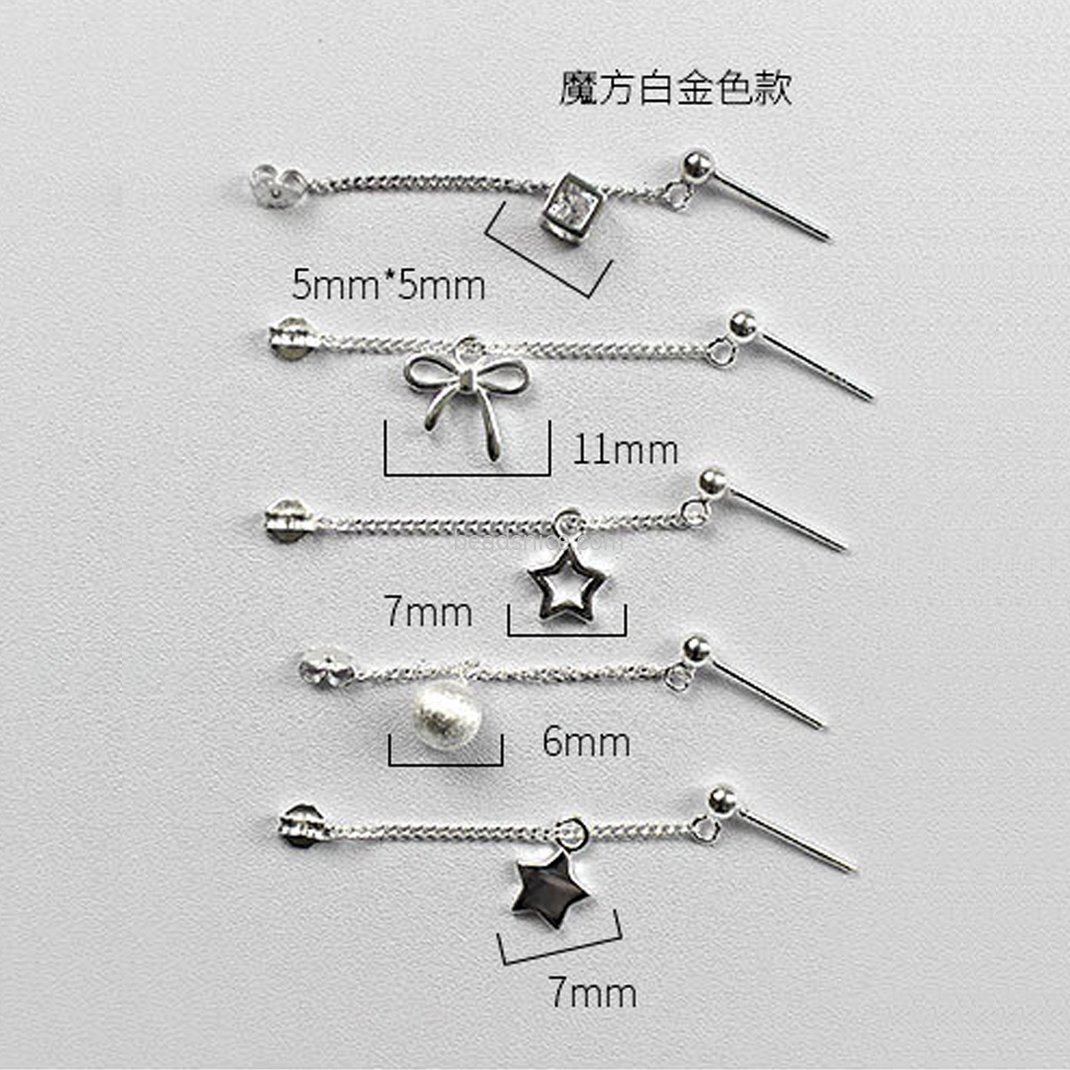 925 Sterling silver stud earrings jewelry wholesale retail gift for her