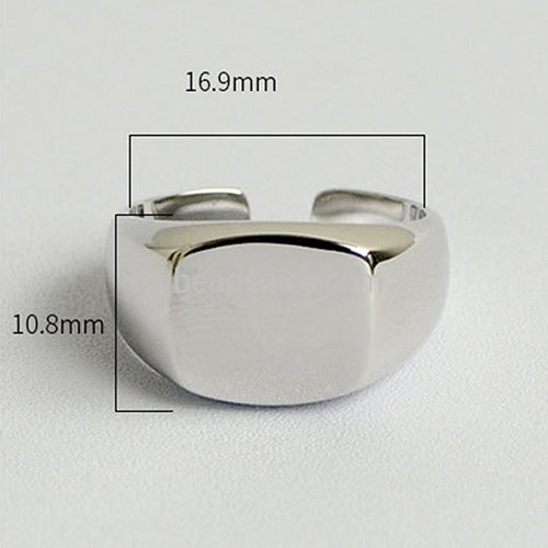 925 Sterling silver Ring Wholesale Fashionable Jewelry making DIY Gift for her