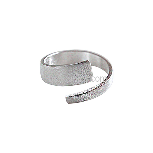 925 Sterling silver Modern Open Ring Unique Women Gift Accessories for jewelry