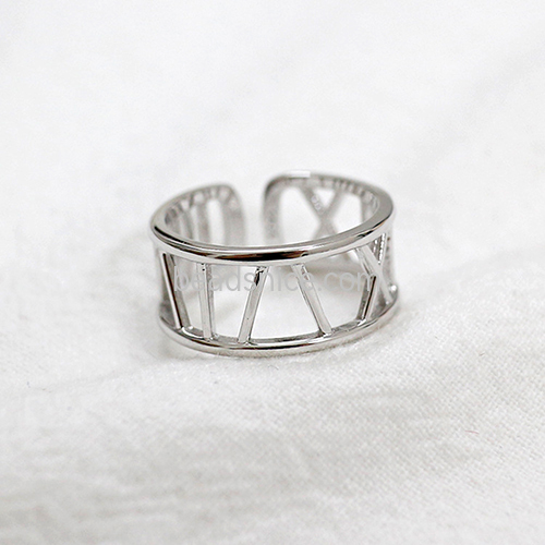 925 Sterling silver Delicate Open Rings Minimalist Gift for her