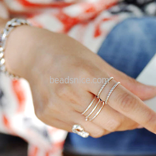 925 Sterling silver Jewelry Jump rings Opened Accessories Jewelry